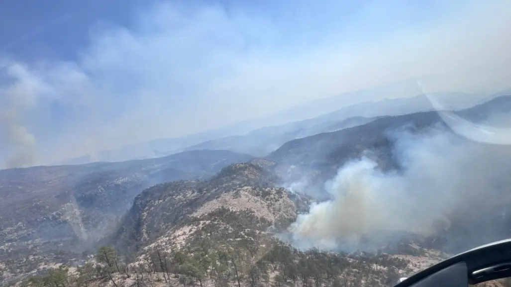 VIDEO | Así va el control del impresionante incendio de Tepehuanes este 24 de mayo de 2025