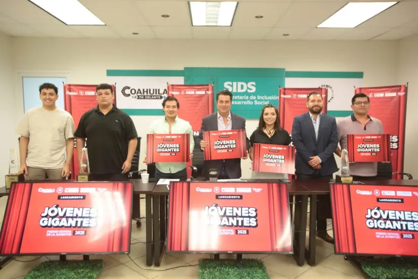 Presentan convocatoria para el Premio Estatal de la Juventud 2025 en Coahuila / Foto: Gobierno de Coahuila
