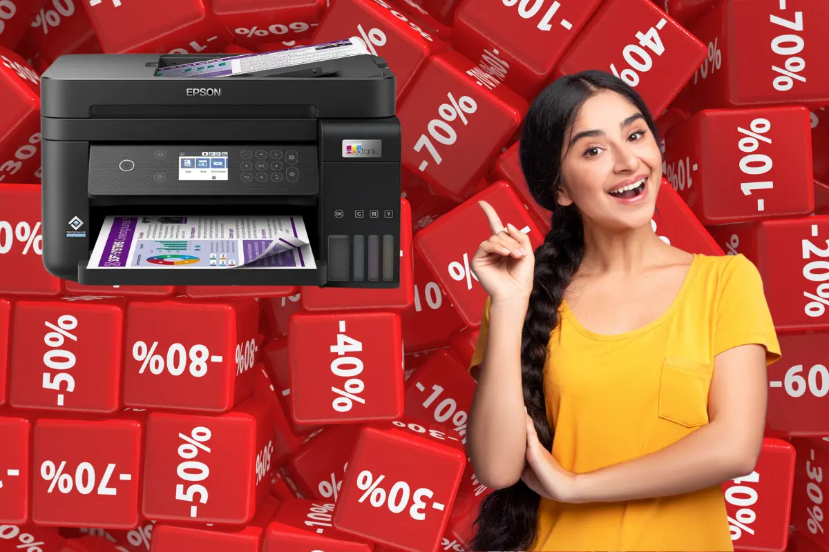 La oferta de la impresora Epson Ecotank a Color L6270 tiene un ahorro de $2,700 pesos. Foto: Amazon