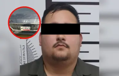 Detienen a conductor en Santiago por circular con placas falsificadas