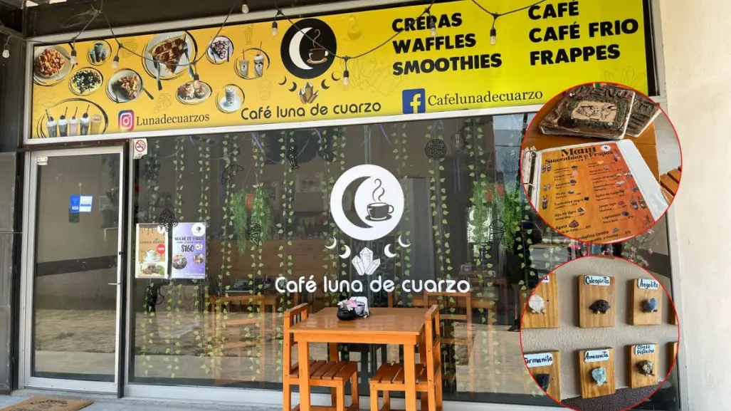 Cafetería con temática de cuarzos te recargará de energía en Escobedo