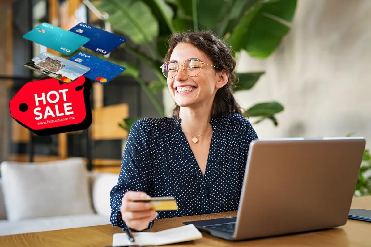 BBVA es uno de los bancos con mayor mercado financiero en México y ofrece beneficios a sus tarjetahabientes. Foto: Canva|Hot Sale