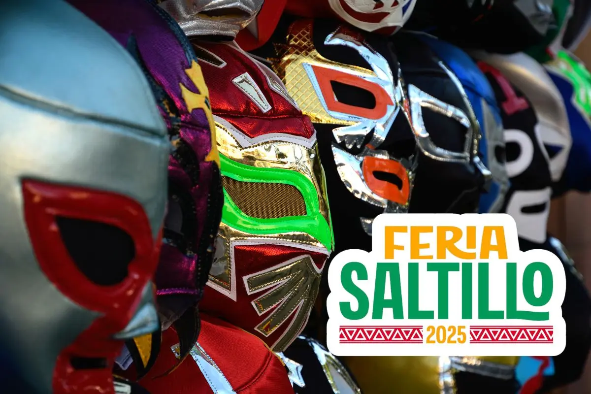 Conoce. a los luchadores que se enfrentaran durante la Feria Saltillo 2025 / Foto: Feria de Saltillo FB | Canva