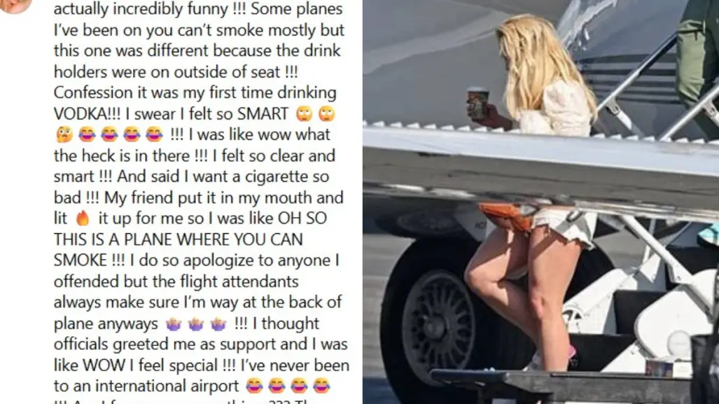 Britney Spears causa escándalo en vuelo de Cabo a Los Ángeles: bebió, fumó y fue detenida