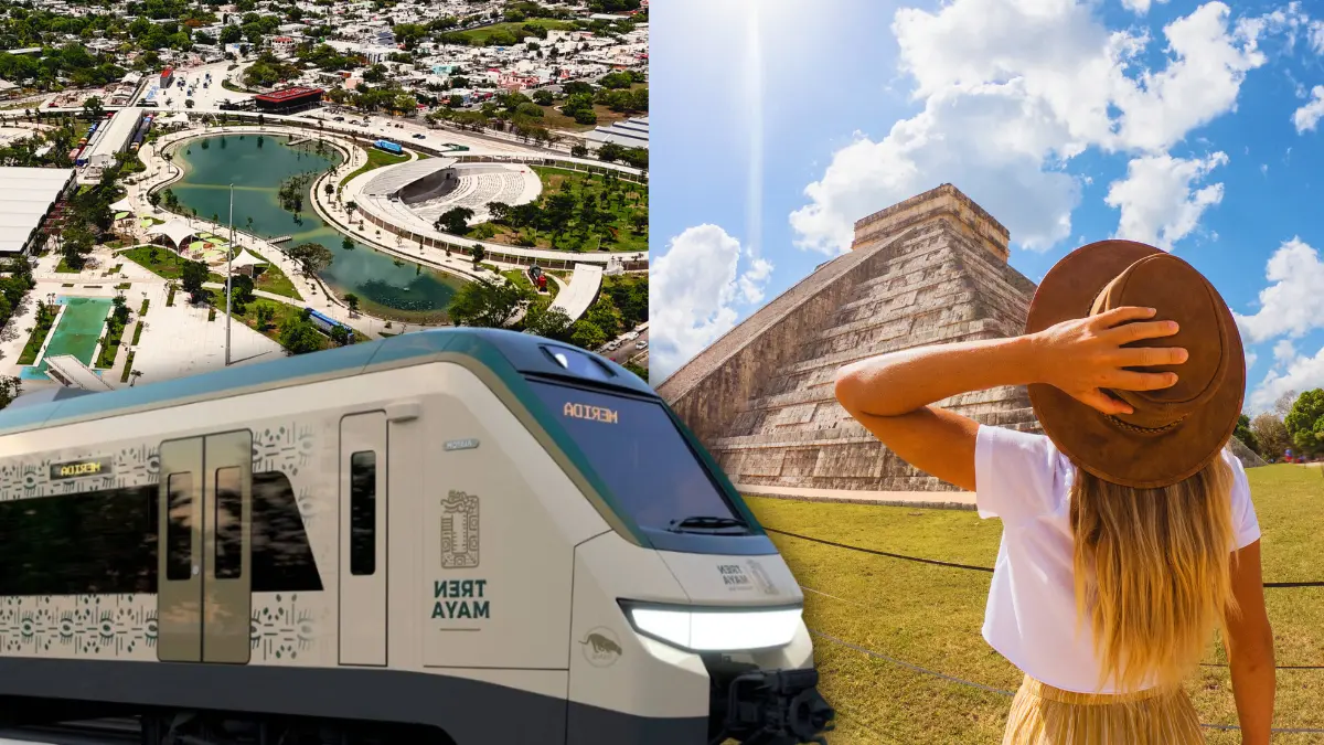 En poco más de 2 horas se llega a de La Plancha a Chichén Itzá Foto: Canva/Tren Maya