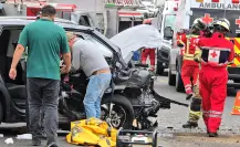 Supercarretera Durango - Mazatlán: 8 lesionados al chocar de frente en Libramiento Norte