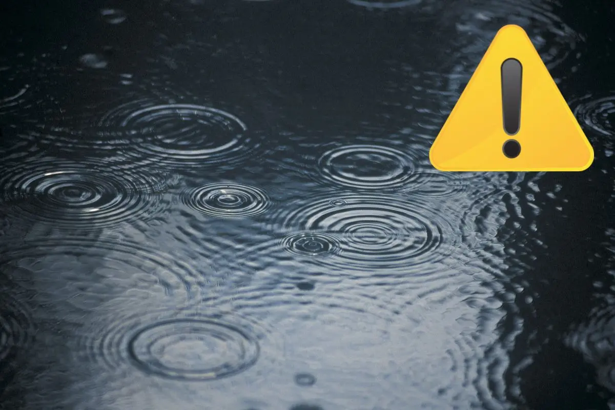 Imagen ilustrativa de lluvia, símbolo de alerta. Foto: Canva