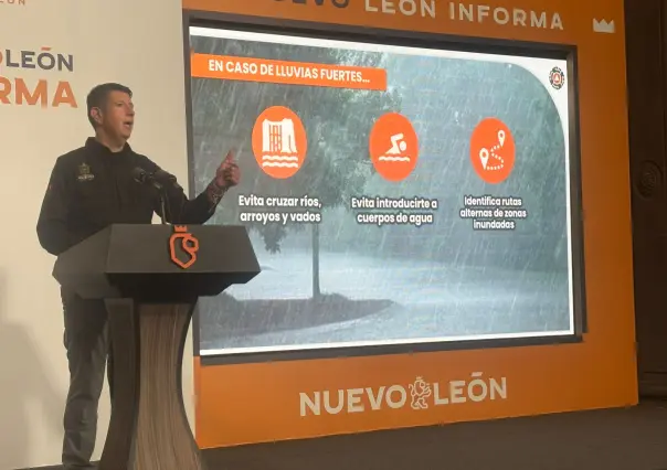 Protección Civil advierte por lluvias fuertes para esta semana en Nuevo León
