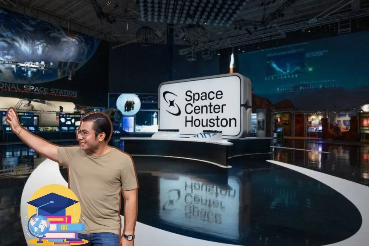 El municipio de Juárez, Nuevo León, dio a conocer una nueva convocatoria dirigida a estudiantes de entre 18 y 29 años para participar en una estancia internacional en Houston, Texas. Foto: Space Center Houston / Félix Arratia / CANVA