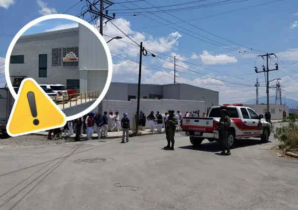 Evacúan a más de 100 empleados por fuga de amoniaco en Saltillo
