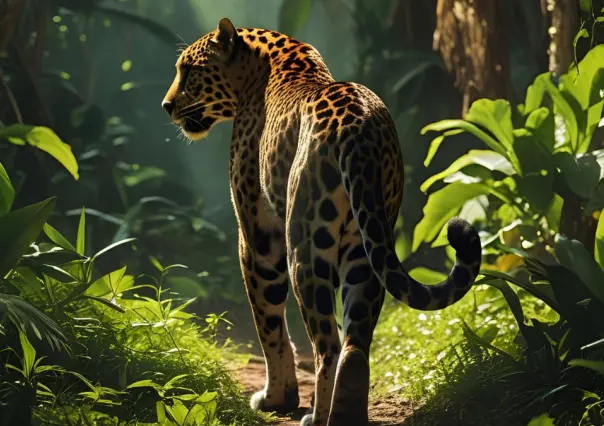 Es el felino más grande de América y vive en la selva de Yucatán