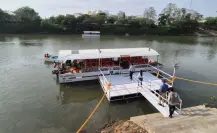 Inauguran servicio de lanchas públicas en el río Grijalva, Tabasco