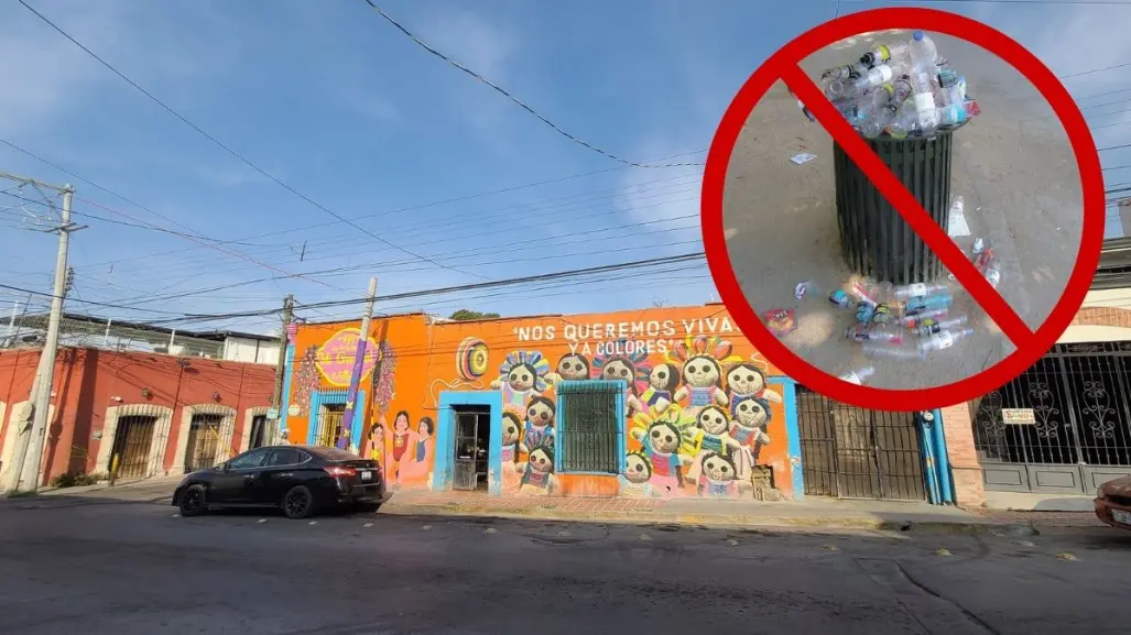 Comerciantes del centro de Saltillo pueden ser sancionados por no limpiar su basura