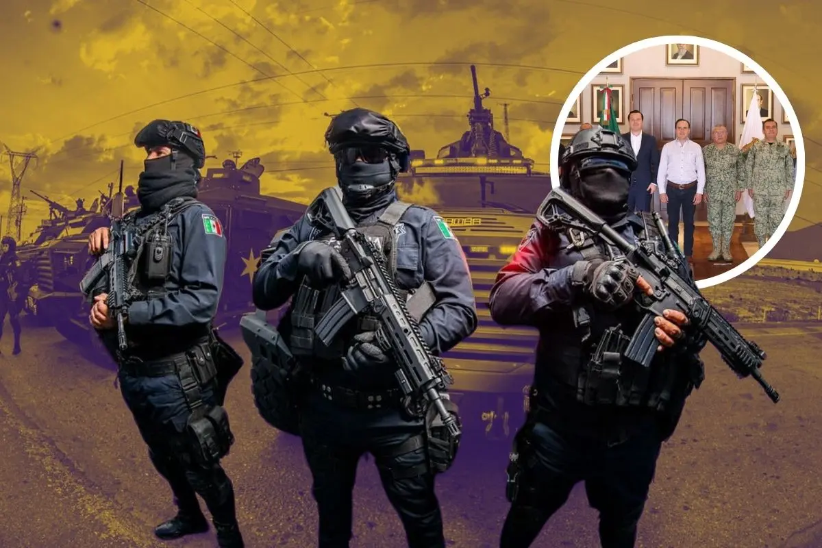 Coahuila destaca blindaje con Gobierno Federal / Foto: Policía Estatal de Coahuila | Gobierno de Coahuila | Canva