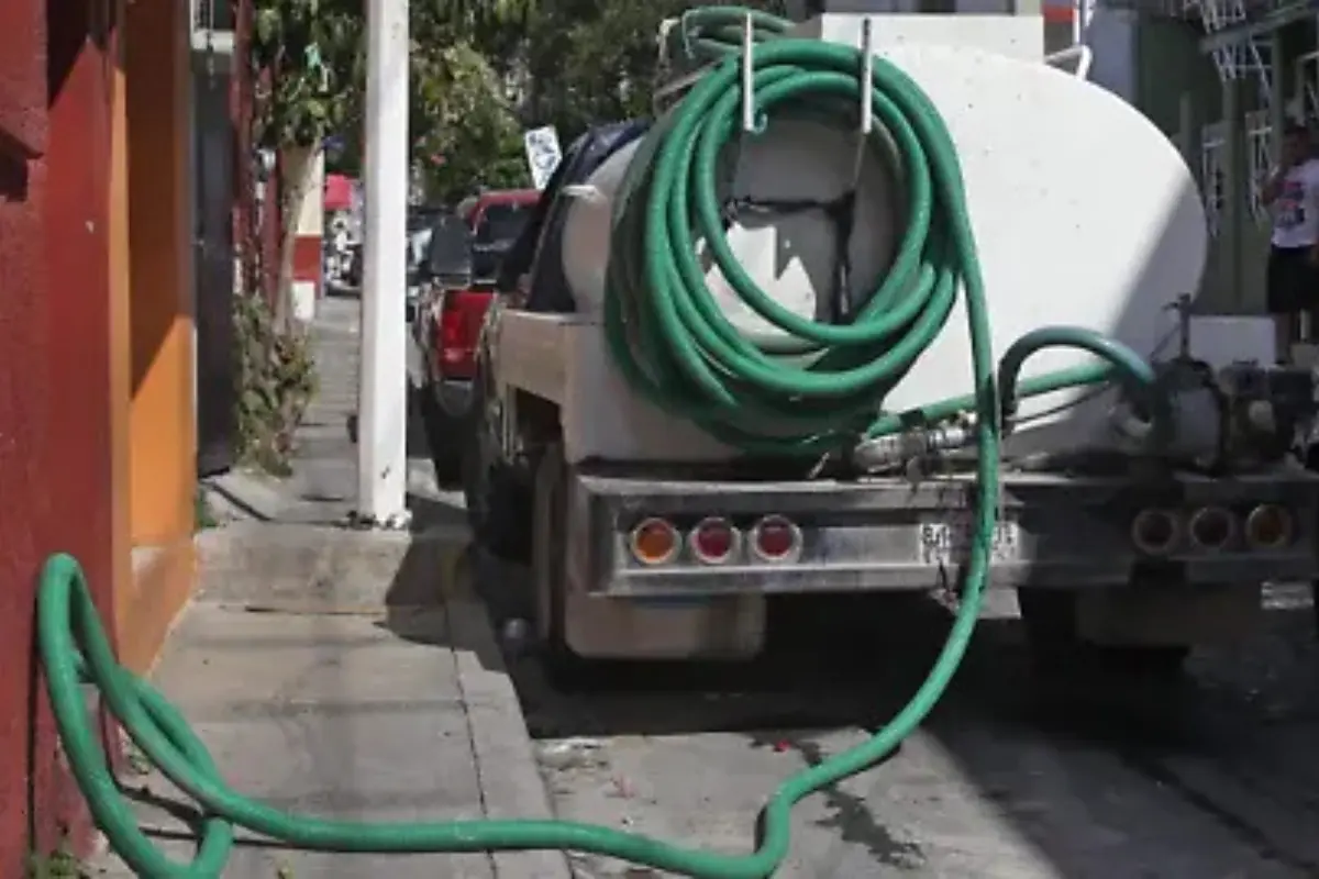 Esta es la Ruta de abastecimiento de agua por pipas – Ciudad Victoria. Foto: COMAPA
