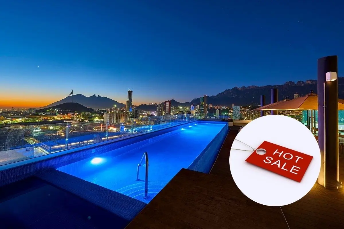 En el marco del Hot Sale 2025, diversos hoteles de Monterrey han lanzado atractivas promociones que incluyen descuentos de hasta 65% en hospedaje. Foto: Tripadvisor / CANVA