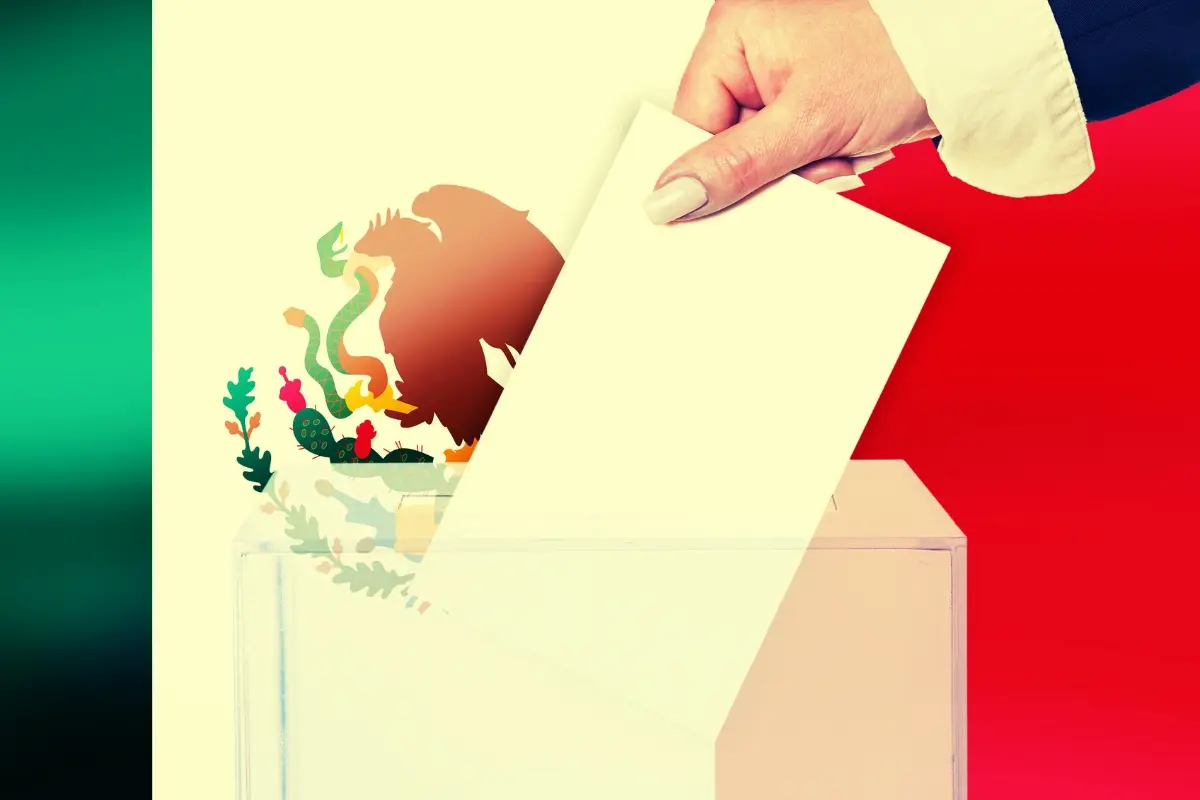 Una urna y un voto. Foto: Canva