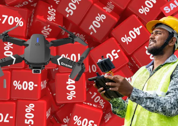 Hot Sale 2025: AliExpress tiene un dron profesional por solo 278 pesos