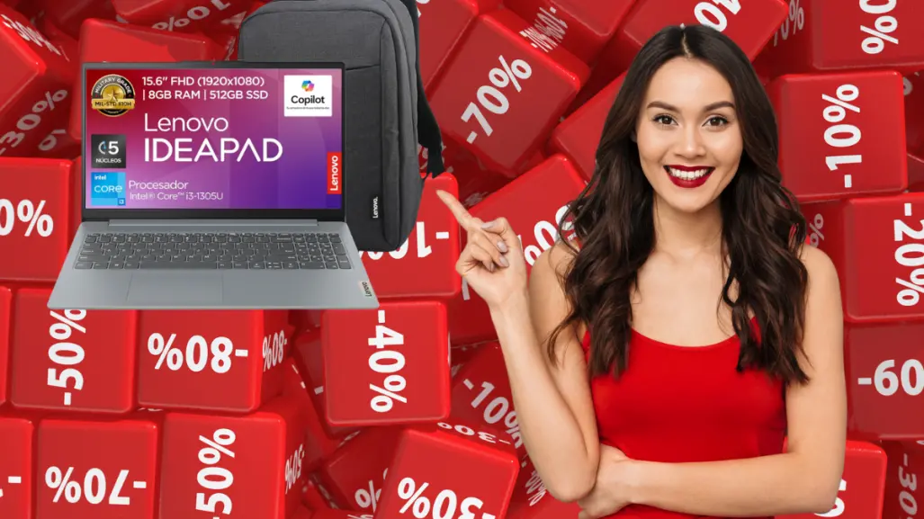 Hot Sale Amazon: Laptop Lenovo con 38% de descuento