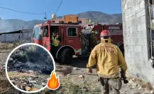 Incendio en Lomas de Zapalinamé: arroyo repleto de basura desata caos en Saltillo
