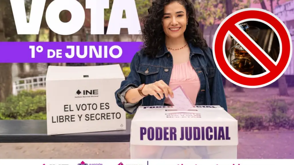 Habrá ley seca en Tamaulipas previo a las elecciones extraordinarias del Poder Judicial 2025