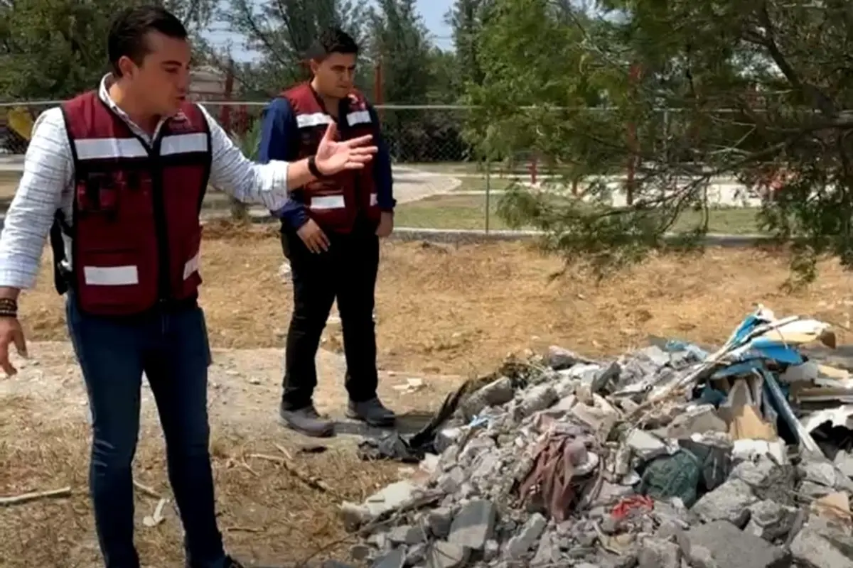 El compromiso con el medio ambiente sigue firme en García, Nuevo León. El alcalde Manuel Guerra Cavazos denunció públicamente, a través de un video difundido en redes sociales, un nuevo caso de contaminación en el Río Pesquería. Foto: Manuel Guerra Cavazos