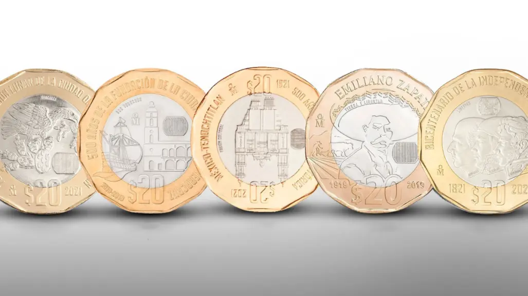 Las monedas de 20 pesos que valen hasta 800 y son las más codiciadas en CDMX, según la IA