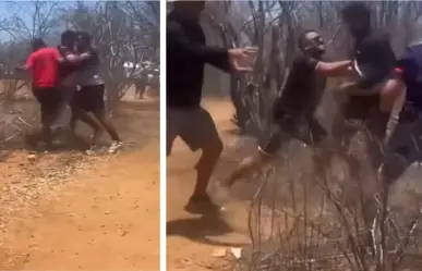 ¡Se arma la campal! Papás se van a los golpes en plena carrera infantil en La Paz