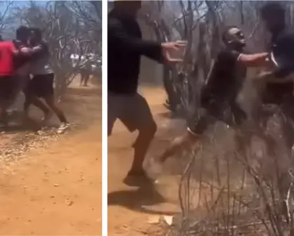 ¡Se arma la campal! Papás se van a los golpes en plena carrera infantil en La Paz