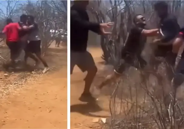 ¡Se arma la campal! Papás se van a los golpes en plena carrera infantil en La Paz