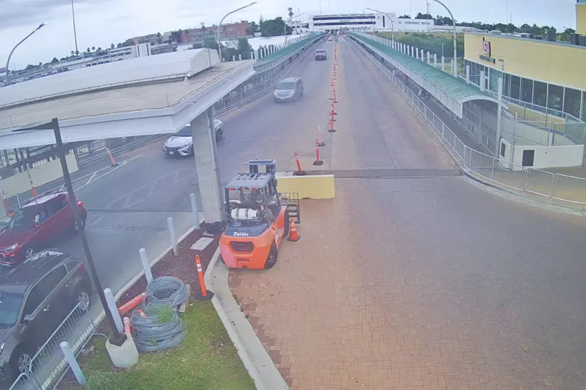 Nada de fila en el puente Puerta Las Américas | Foto: cámaras