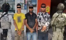 Ejército detiene en Durango a 3 hombres con granadas y armas largas