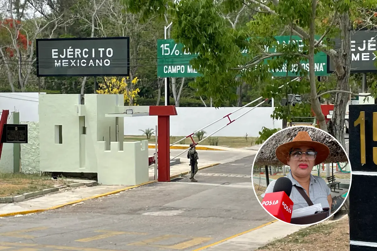 La familia exige justicia luego de ser recibidos a balazos en el Batallón de Infantería de Tampico. Foto: Axel Hassel