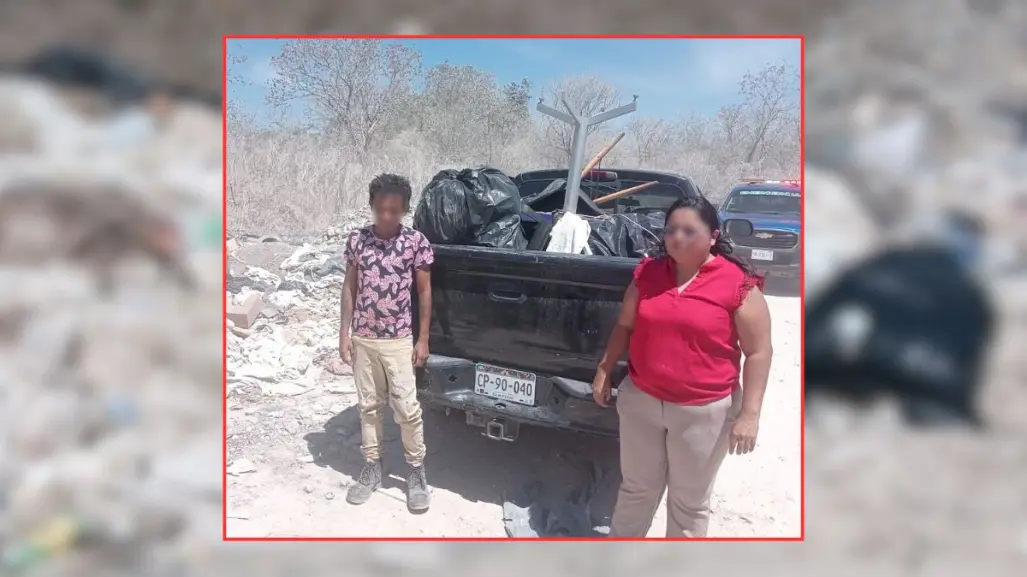 Detenidos en Kanasín por tirar basura en la vía pública: esta fue la multa impuesta