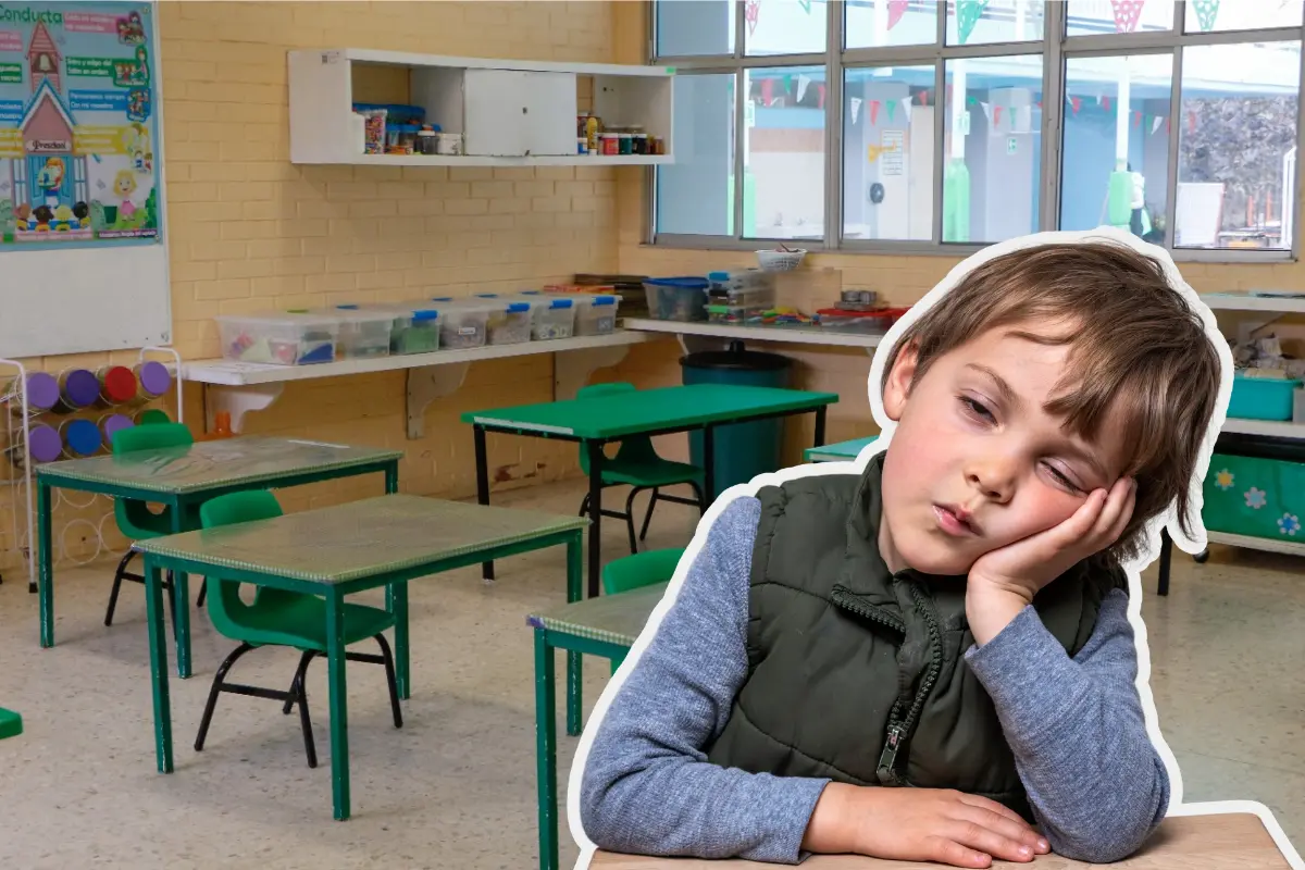 A pesar del intenso calor, las clases no han sido suspendidas y no se han registrado golpes de calor entre los estudiantes./Foto: Gobierno de México / Canva