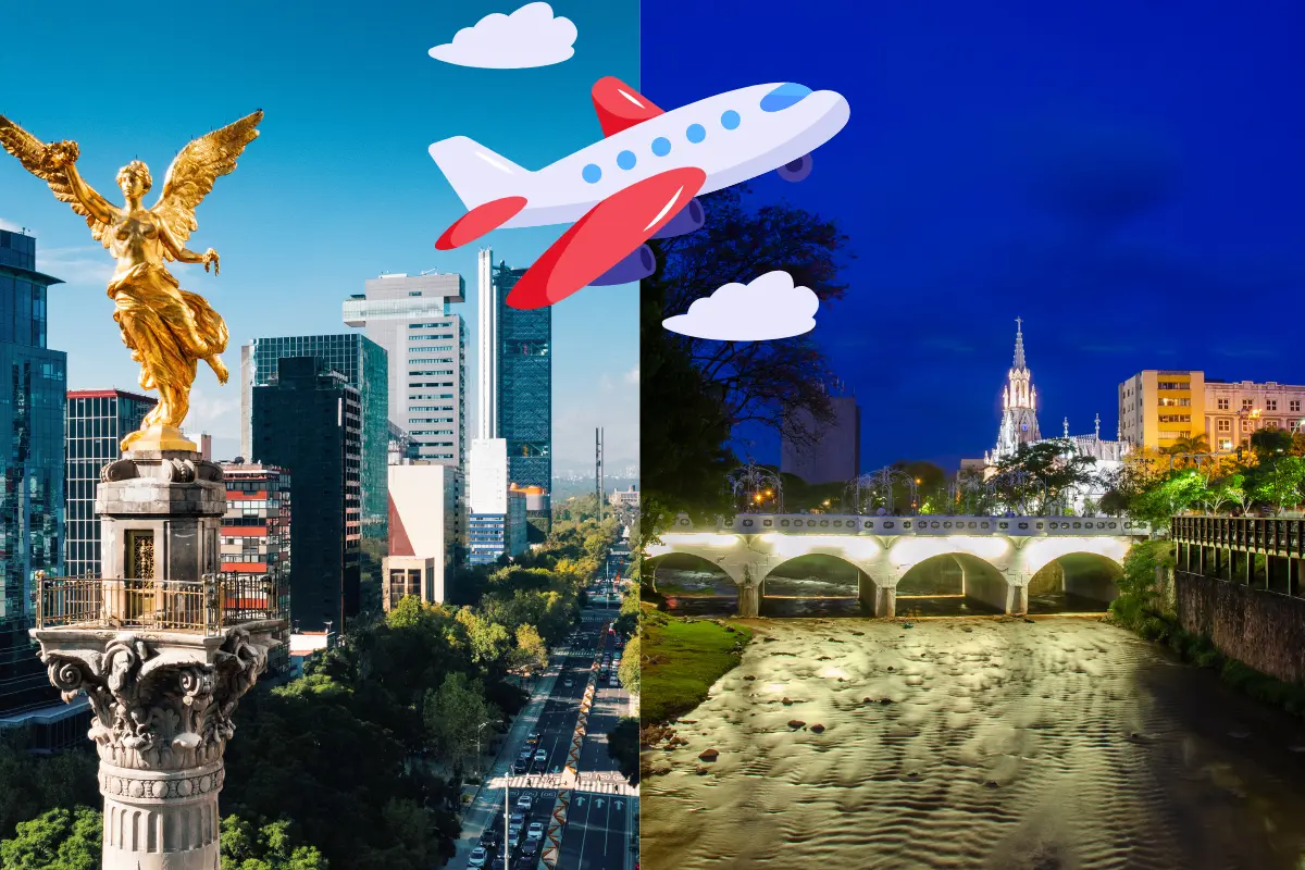 Cali Colombia y CDMX. Foto: Canva