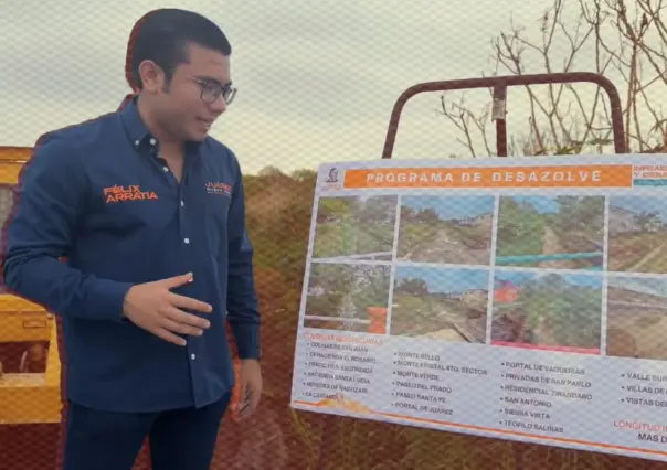 Félix Arratia da inicio al Programa de Desazolves en Juárez 
