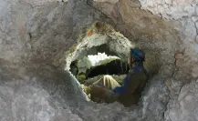 Es esta cueva se han encontrado decenas de osamentas antiguas en la sierra madre de Tamaulipas