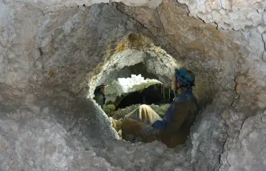 Es esta cueva se han encontrado decenas de osamentas antiguas en la sierra madre de Tamaulipas