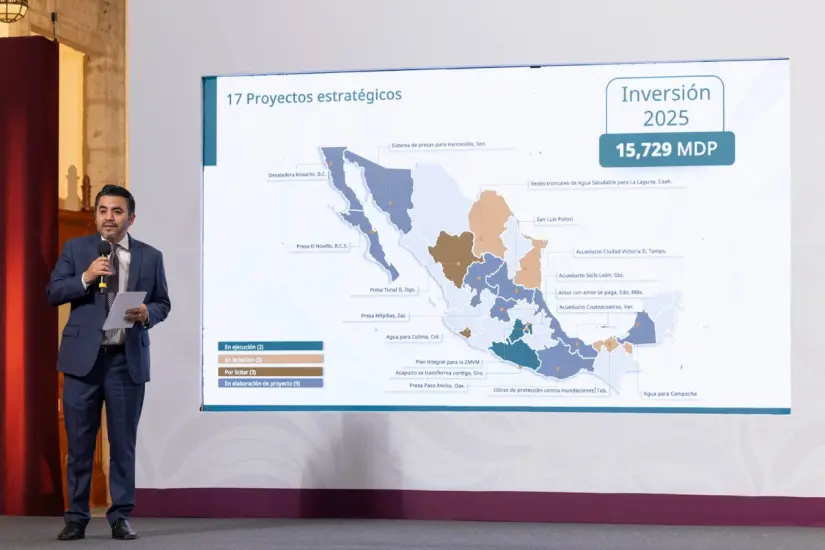 Se invertirá 10 mil millones de pesos para el acueducto Guadalupe Victoria | Foto:  gobierno de México