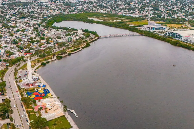El nuevo hotel Fiesta Americana se ubicará en las inmediaciones de la Laguna del Carpintero en Tampico. Foto: Axel Hassel