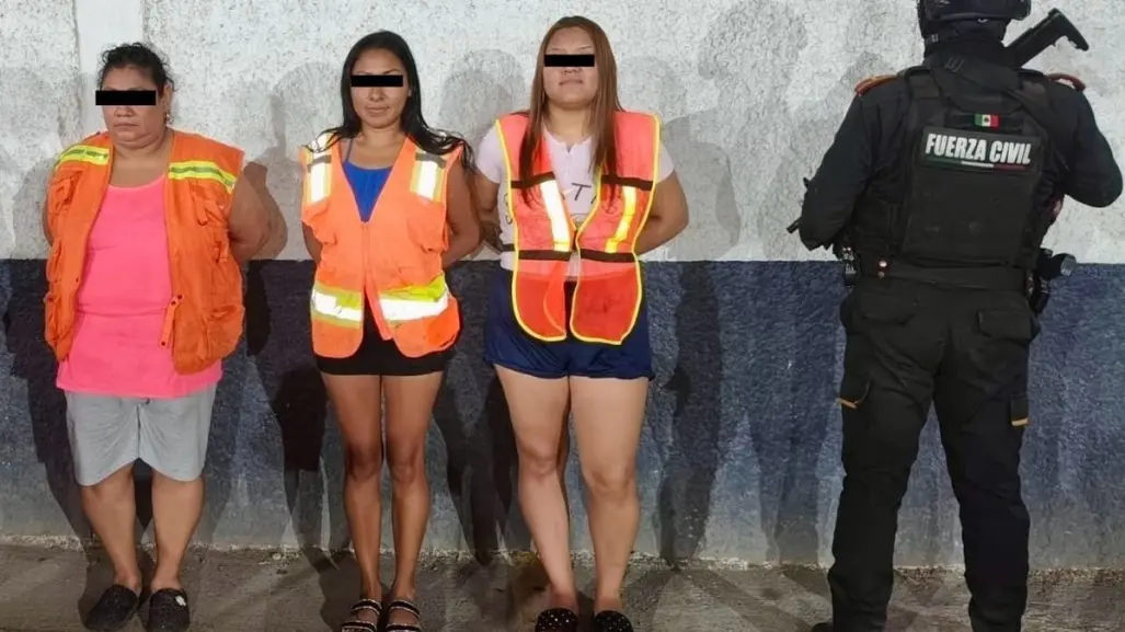 Fuerza Civil detiene a 3 mujeres generadoras de violencia en Monterrey