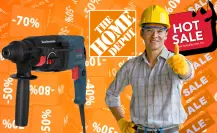 Hot Sale en The Home Depot: Rotomartillo de regalo en la compra de este martillo perforador Bosch