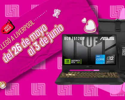Hot Sale Liverpool: Liverpool tiene esta laptop gamer con 6 mil pesos de descuento