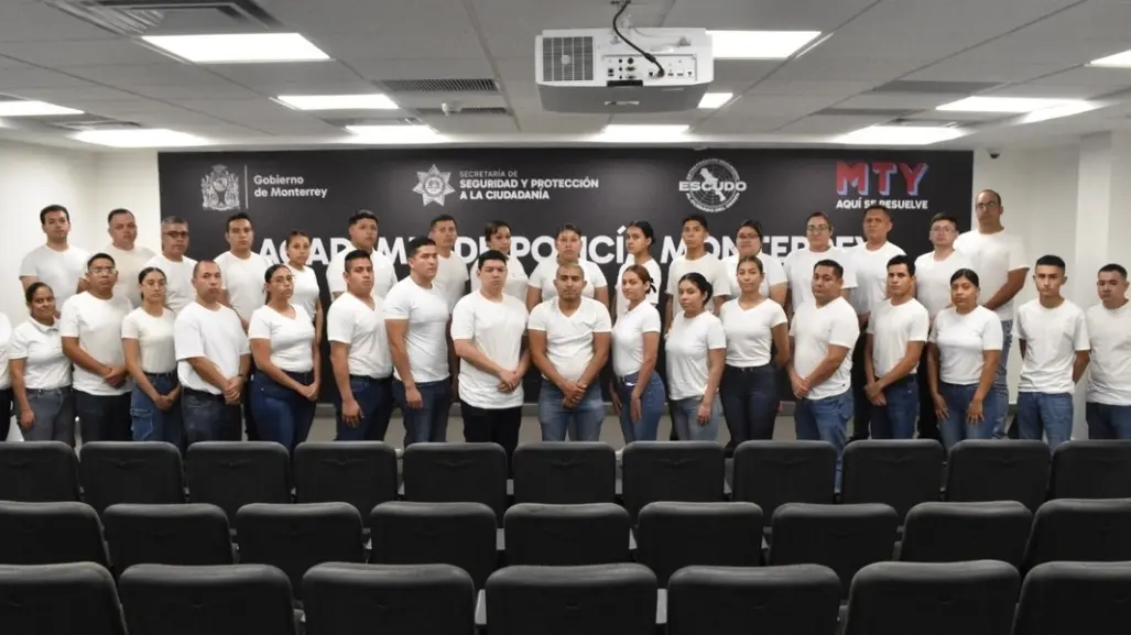 Ingresan 34 nuevos cadetes a la Academia de Policía de Monterrey