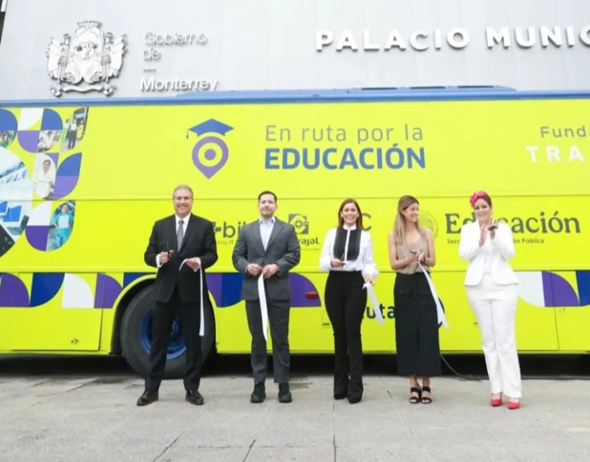 Con acciones como esta, Monterrey se consolida como referente a nivel nacional en la lucha por una educación incluyente y accesible. Foto: Gobierno de Monterrey.