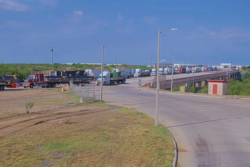 Se empieza a registrar tráfico en el puente Colombia | Foto: cámaras