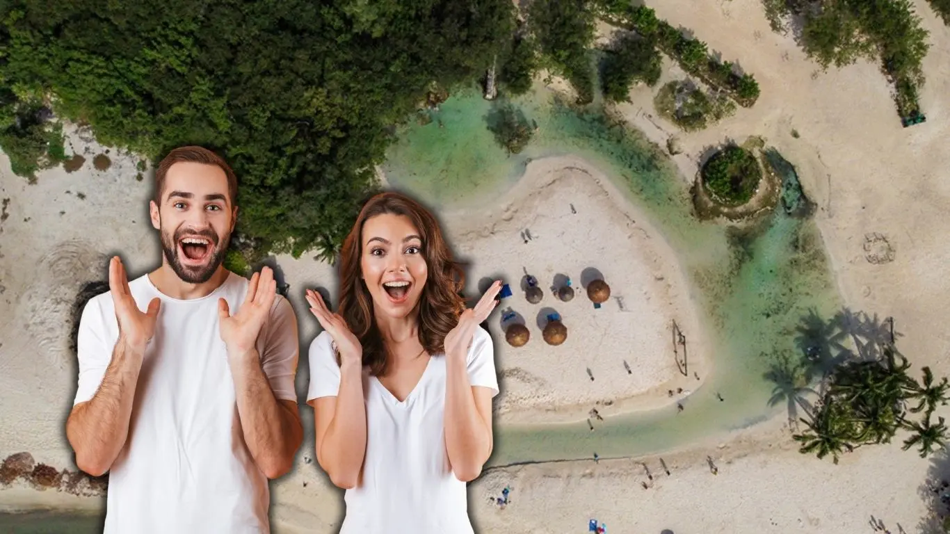 ¿Cuál es la playa de la Riviera Maya que conecta un cenote con el Mar Caribe?. Foto: Canva / Punta Esmeralda