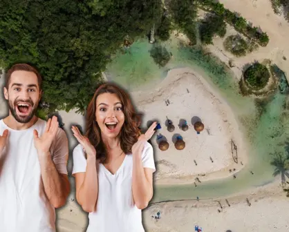 La playa de la Riviera Maya que es única en México porque conecta un cenote con el Mar Caribe