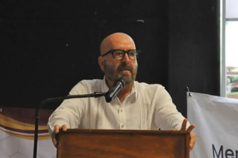 Raúl Quiroga Álvarez, titular de la Secretaría de Recursos Hidráulicos para el Desarrollo Social | Foto: Axel Hassel